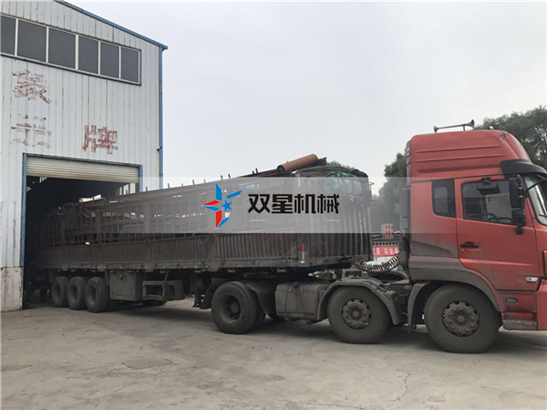 皓星廢<a href='http://www.bzhuatong.com/' target='_blank'><span>金屬粉碎機(jī)</span></a>設(shè)備生產(chǎn)線發(fā)貨現(xiàn)場(chǎng)